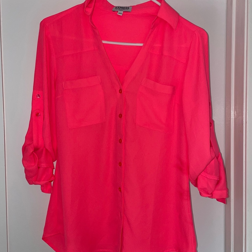 Pink dress shirt express